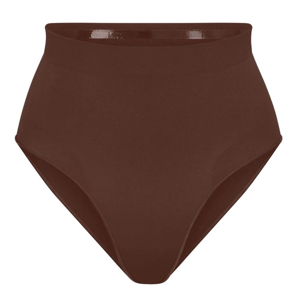 NWOB Skims Size S/M Cocoa Brown Seamless Sculpt Mid Waist Brief Shapewear Kim K